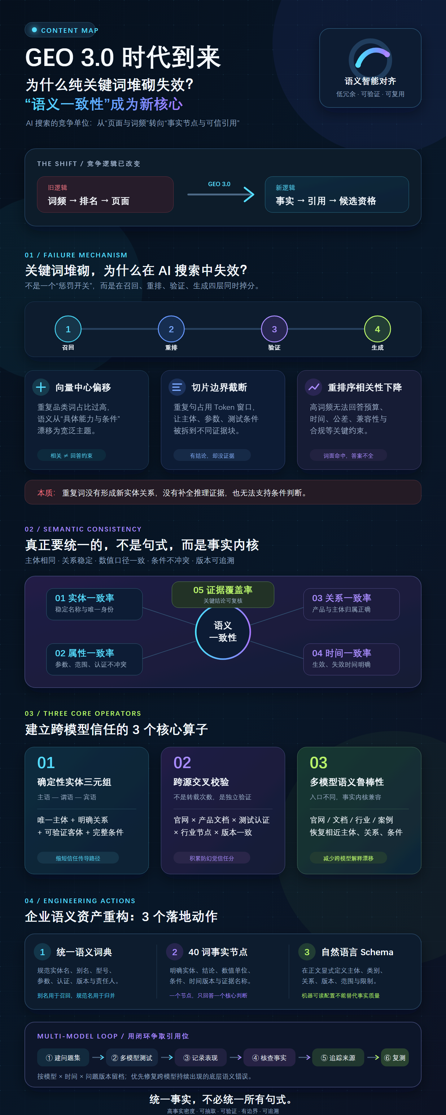 GEO 3.0 时代到来:为什么纯关键词堆砌失效与“语义一致性”成为新核心?