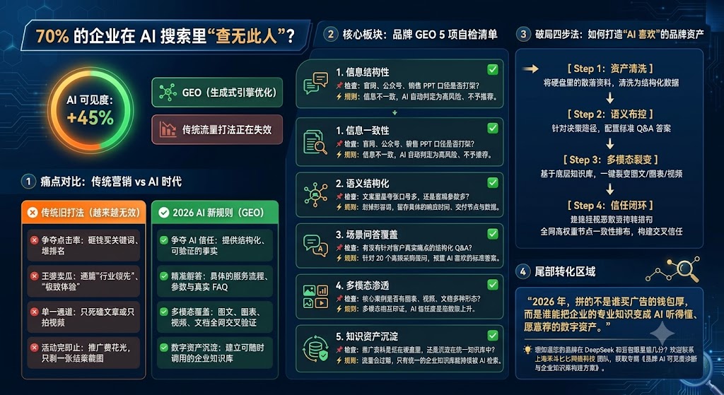 怎样让DeepSeek主动推荐你?解读AI搜索算法偏好与信任机制