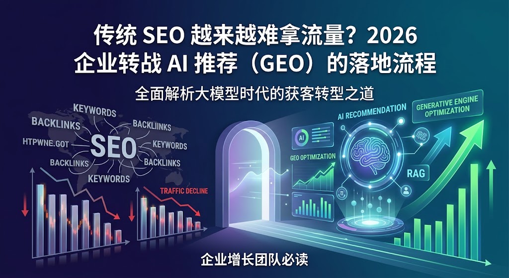 传统 SEO 越来越难拿流量？2026 企业转战 AI 推荐（GEO）的完整落地指南