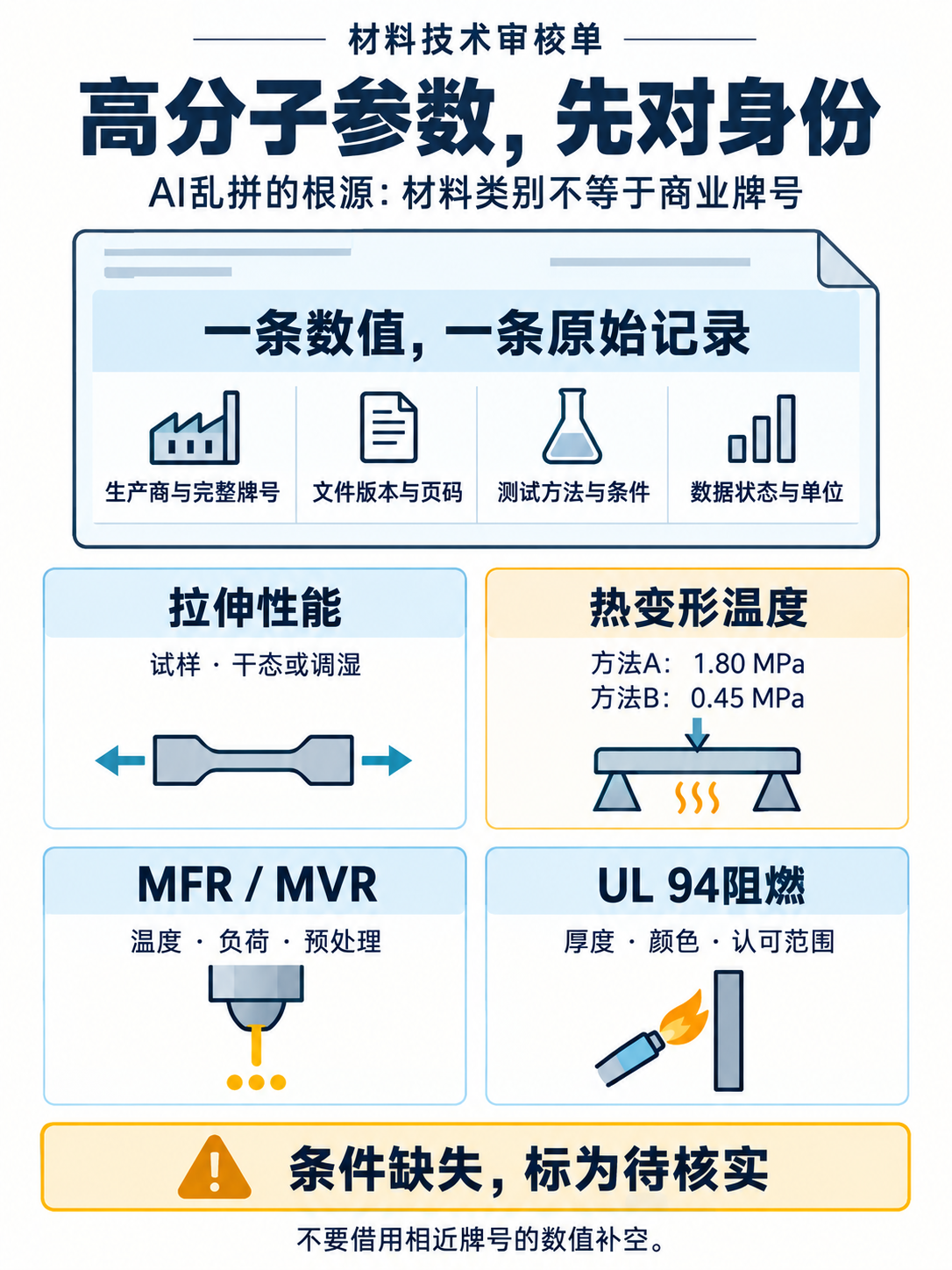 高分子新材料参数被 AI 乱拼？教你一步校准技术规格